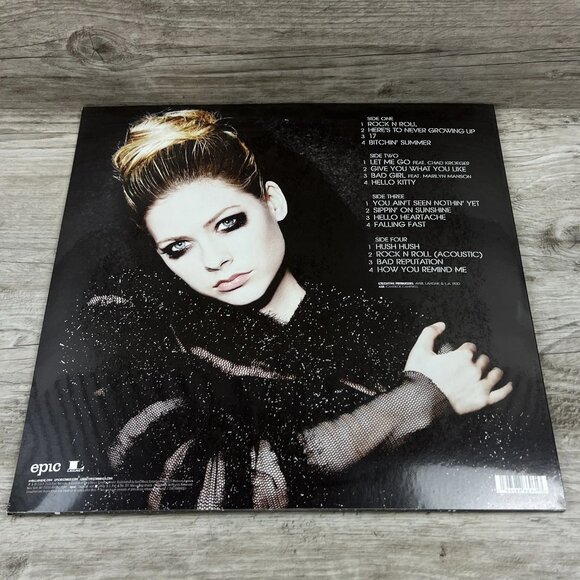Avril Lavigne Self-Titled 2-LP ~ Exclusive Colored Vinyl (Blue) ~ New/Sealed! - Picture 2 of 2